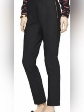 Kate Spade Black Dress Pants with Gold Side Zipper